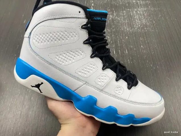 Powder Jordan FQ8992-101 Blue 9 Air 0405